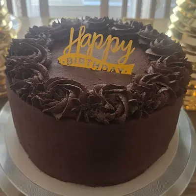 Dark Chocolate Cake, 9-inch 3 layers